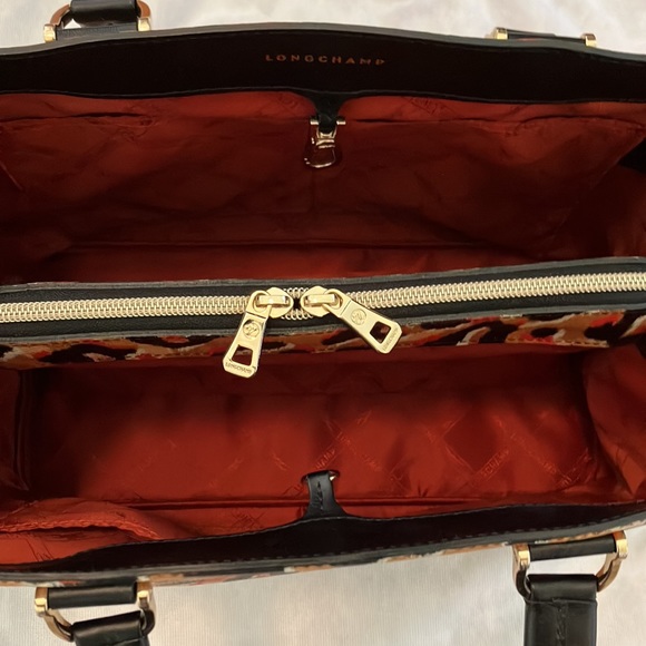 RARE Longchamp Honore Panthere Bag (Leopard/Cheetah print) 😻 - Picture 6 of 9